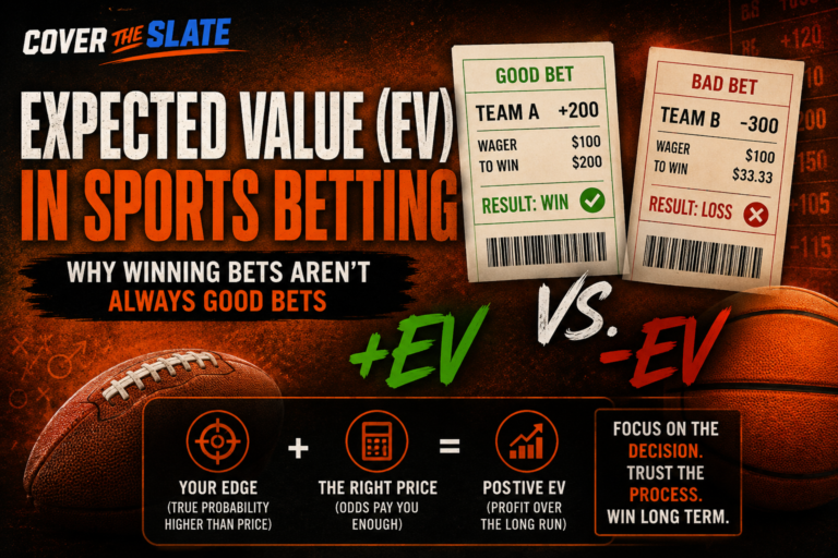 What Is Expected Value (EV) in Sports Betting? Why Winning Bets Aren’t Always Good Bets
