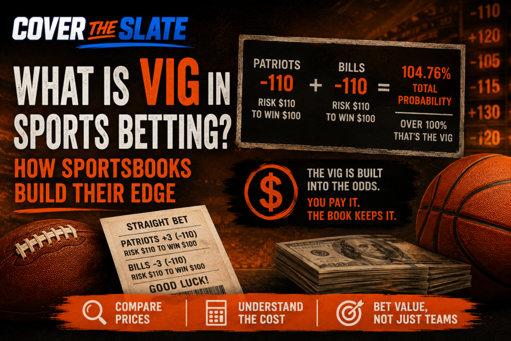 What Is Vig in Sports Betting? How Sportsbooks Build Their Edge