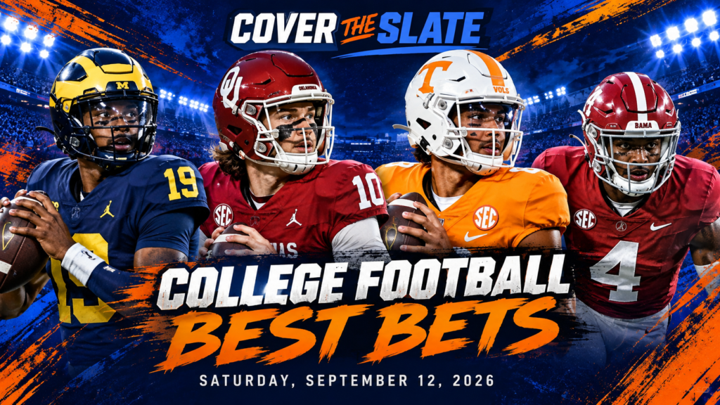 College football best bets for Saturday, September 12, 2026