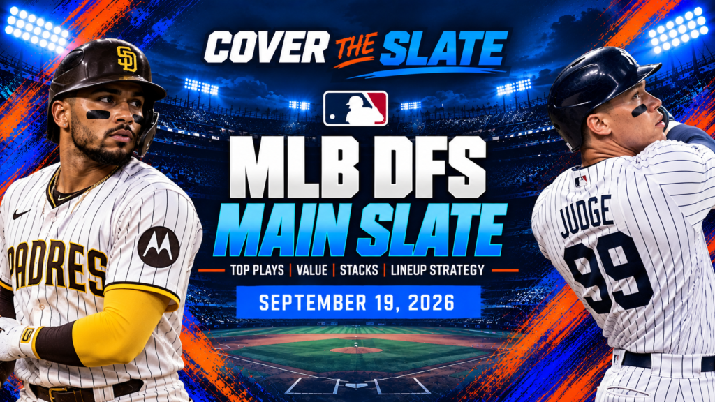 MLB DFS Picks: DraftKings 8-Game Main Slate for September 19