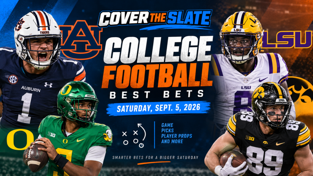 College Football Best Bets: 5 Bets + 5 Player Props for Week 1