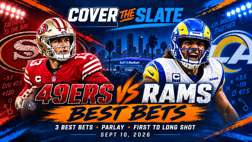 Rams vs 49ers Best Bets: 3 Picks, a Parlay & First TD Long Shot