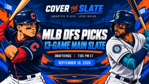 MLB DFS Picks: DraftKings 13-Game Main Slate for September 18