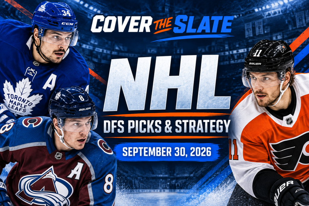NHL DFS | September 30, 2026: DraftKings 3-Game Main Slate September 30 2026