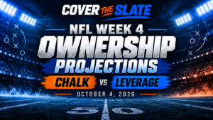 NFL Week 4 DraftKings Ownership Projections: Chalk vs. Leverage | Cover The Slate