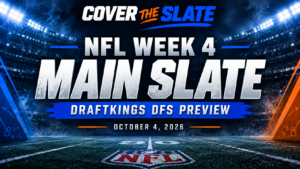 NFL Week 4 DraftKings main slate breakdown for October 4, 2026