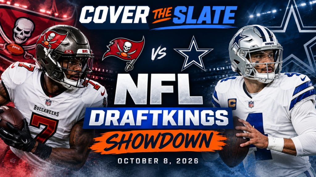 TNF Week 5 DraftKings Showdown: Buccaneers vs. Cowboys Captain Picks, Leverage & Strategy | Cover The Slate