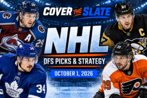 NHL DraftKings main slate, October 1, 2026, stacks, goalies and bargain plays