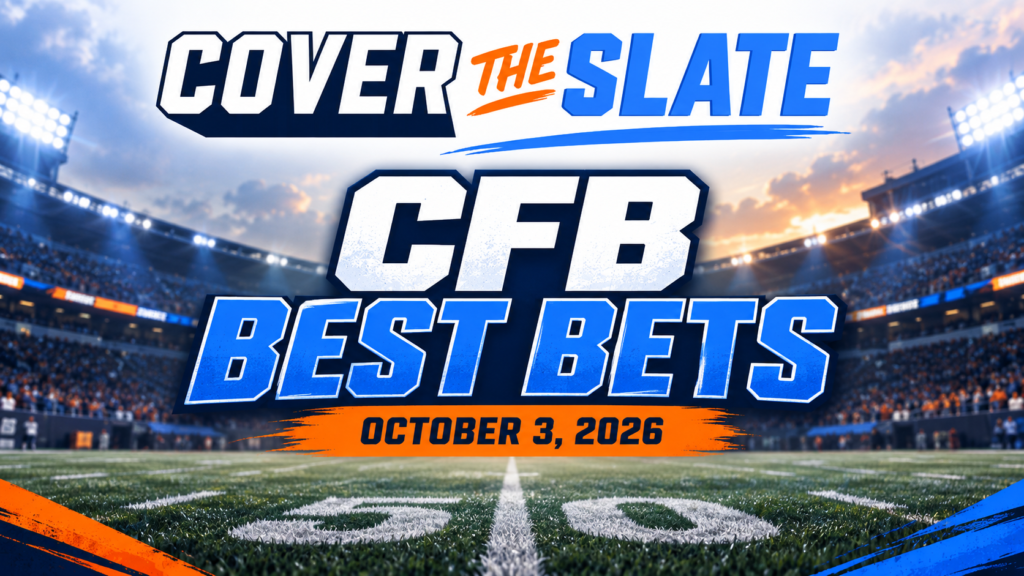 College Football Best Bets | October 3, 2026